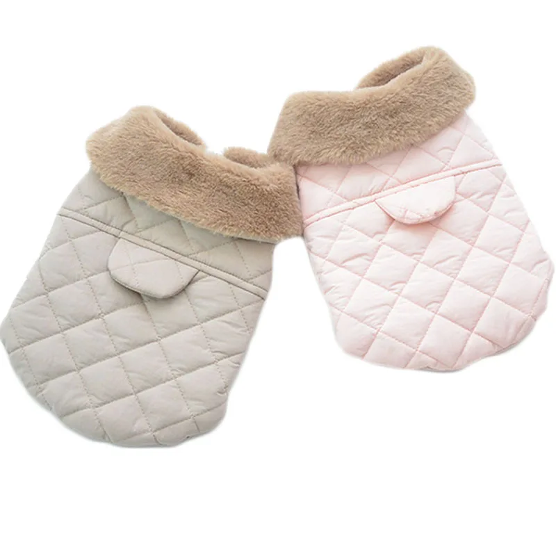 Pet Dog Clothing Warm Dog Jacket Winter Pink/Gray Soft Fur Neckline Cotton-Padded Jacket Waistcoat Coat For Small Medium Dogs XL
Pet Dog Clothing Warm Dog Jacket Winter Pink/Gray Soft Fur Neckline Cotton-Padded Jacket Waistcoat Coat For Small Medium Dogs XL