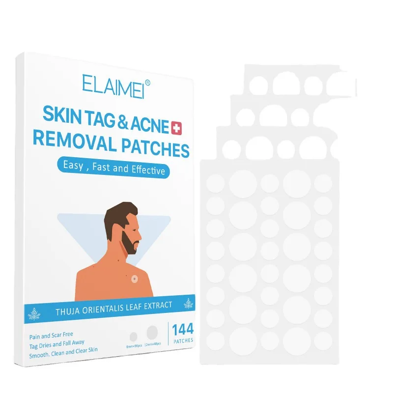 144Pcs / Box Skin Tag Acne Removal Patches Wart Removal Patch Stickers Facial Skin Care 
144Pcs / Box Skin Tag Acne Removal Patches Wart Removal Patch Stickers Facial Skin Care