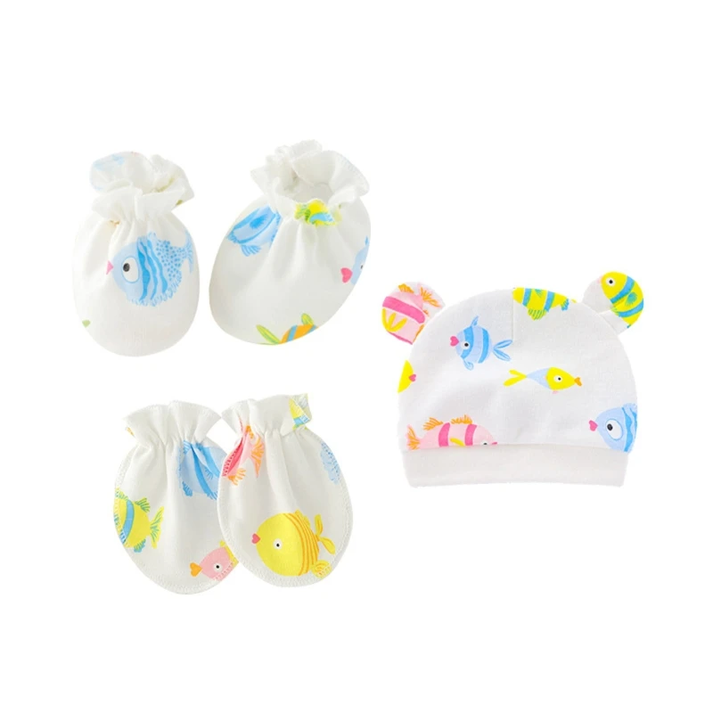 Baby Anti Scratching Soft Cotton Gloves Foot Cover Hat Set Comfy Mittens Socks Cap Kit Toddler Newborn Accessorise for 0-3Month
Baby Anti Scratching Soft Cotton Gloves Foot Cover Hat Set Comfy Mittens Socks Cap Kit Toddler Newborn Accessorise for 0-3Month