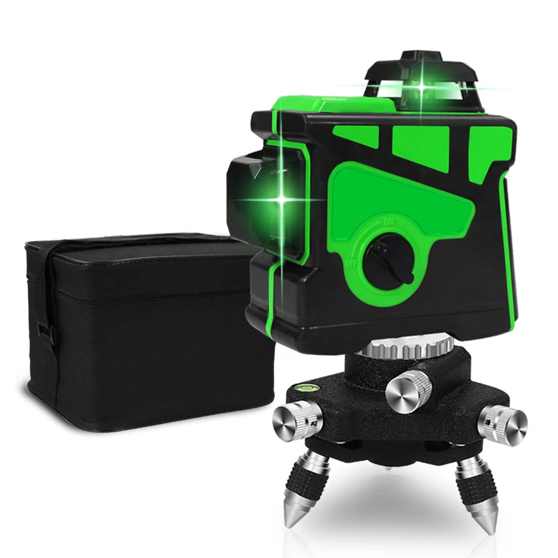 Laser Level 12 Lines 3D Self-Leveling 360 Horizontal And Vertical Cross Super Powerful Green Laser Beam Line
Laser Level 12 Lines 3D Self-Leveling 360 Horizontal And Vertical Cross Super Powerful Green Laser Beam Line