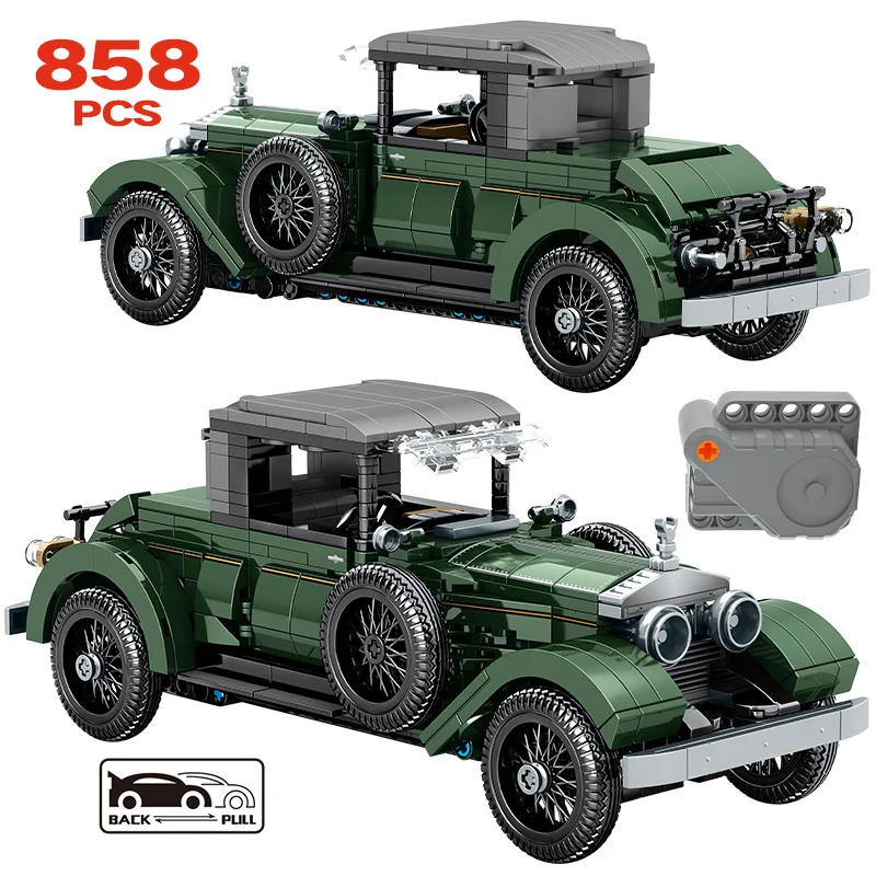 858pcs Technical City Nostalgia Pull Back Off Road Car Building Block Famous Mechanical Retro Vehicle Bricks Toys for Kids Gifts
858pcs Technical City Nostalgia Pull Back Off Road Car Building Block Famous Mechanical Retro Vehicle Bricks Toys for Kids Gifts
