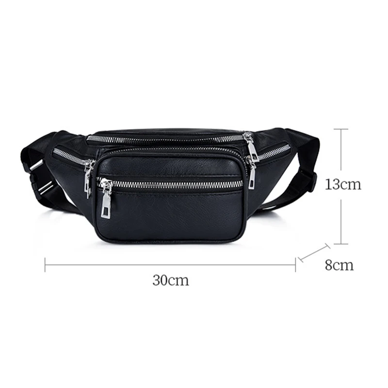 Fanny pack Unisex Waist Belt Bag Fashion Leather Crossbody Chest Bags Black Phone Pack And Purse New Multi-pocket Waist Bag
Fanny pack Unisex Waist Belt Bag Fashion Leather Crossbody Chest Bags Black Phone Pack And Purse New Multi-pocket Waist Bag