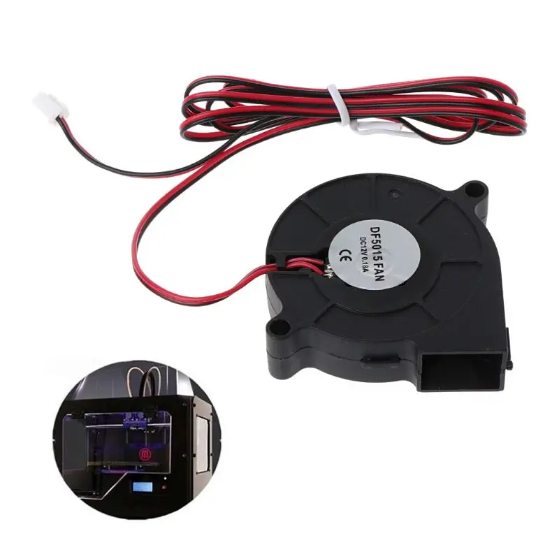 1Pc 12V DC 50mm Blow Radial Cooling Fan Hotend Extruder For RepRap 3D Printer
1Pc 12V DC 50mm Blow Radial Cooling Fan Hotend Extruder For RepRap 3D Printer