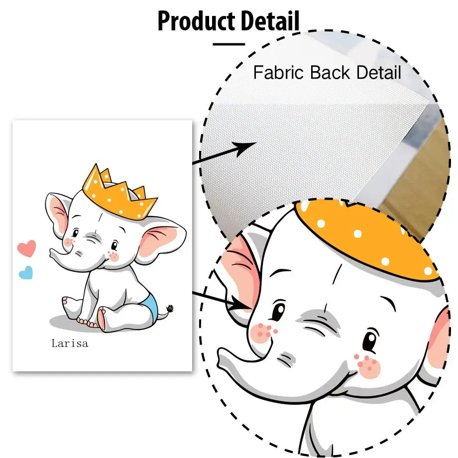 Cute Cartoon Animals Elephant Balloon Wall Art Canvas Painting Nordic Posters and Prints Pink Pictures Kids Room Nursery Decor
Cute Cartoon Animals Elephant Balloon Wall Art Canvas Painting Nordic Posters and Prints Pink Pictures Kids Room Nursery Decor