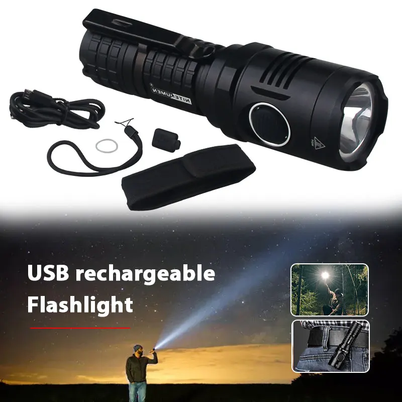 Водонепроницаемый фонарь TP-12 USB Перезаряжаемый охотничий светодиодный фонарик XP-L V5 1000LM 3 режима Кемпинг Туризм Открытый фонасветильник
Водонепроницаемый фонарь TP-12 USB Перезаряжаемый охотничий светодиодный фонарик XP-L V5 1000LM 3 режима Кемпинг Туризм Открытый фонасветильник