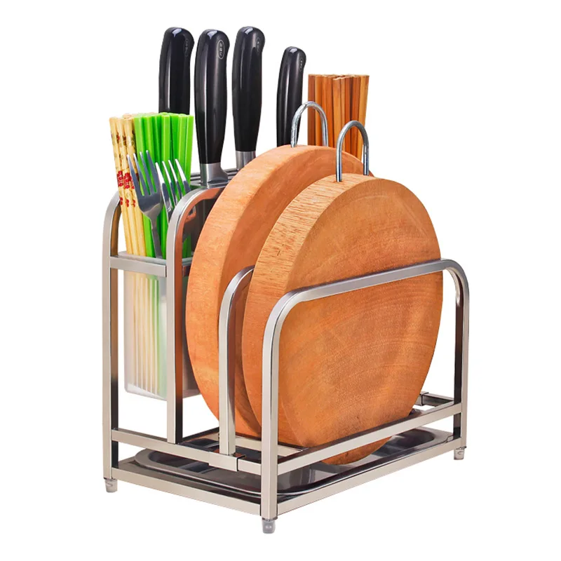 Stainless Steel Kitchen Storage Holder Floor Type Kitchen Shelf Rack Pot Lid Cutting Board Holder Knife Tableware Organizer
Stainless Steel Kitchen Storage Holder Floor Type Kitchen Shelf Rack Pot Lid Cutting Board Holder Knife Tableware Organizer