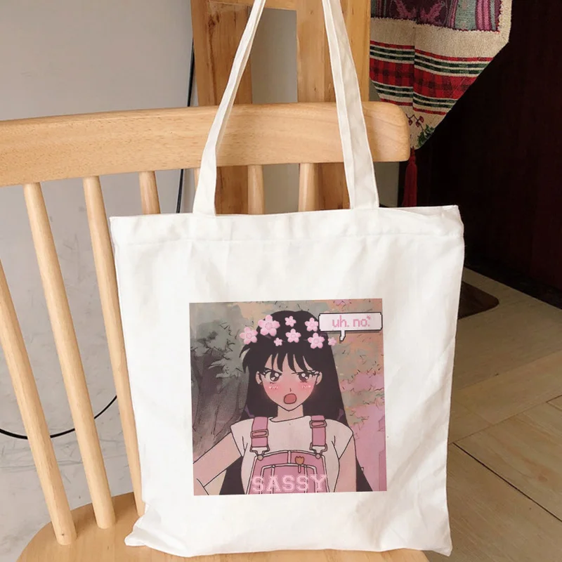 Beautiful Sailor Moon Letter Print Bag Cute Shoulder Canvas Bags Anime Harajuku Handbag Top Fashion Women Bag Purse
Beautiful Sailor Moon Letter Print Bag Cute Shoulder Canvas Bags Anime Harajuku Handbag Top Fashion Women Bag Purse