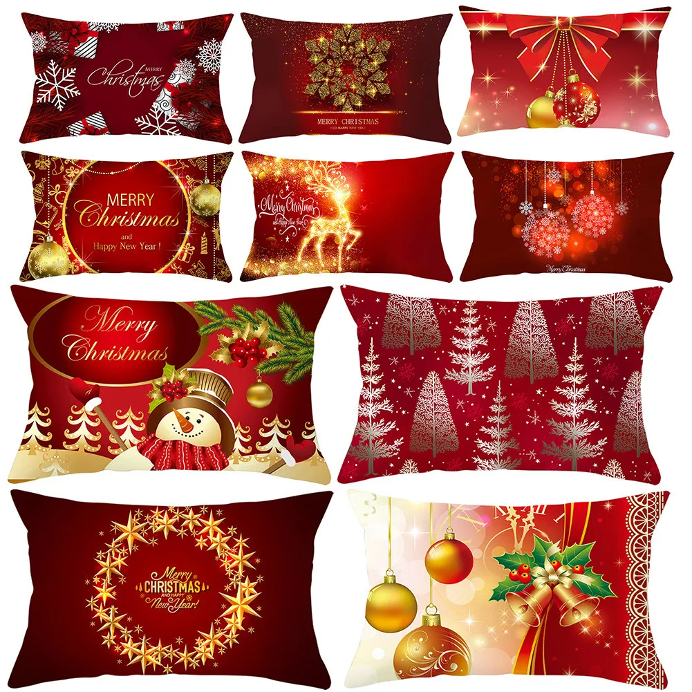 Christmas Cushion Cover Pillowcase Polyester Elk Merry Christmas Printed Decorative Pillows Sofa Cushions Pillowcover
Christmas Cushion Cover Pillowcase Polyester Elk Merry Christmas Printed Decorative Pillows Sofa Cushions Pillowcover