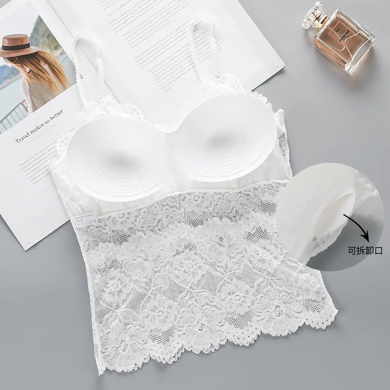 Push Up Sexy Lace Tube Top Bralette Bandeau Underwear Bra Adjusted StrapsBrassiere Ropa interior sujetador Sous vetements femmes
Push Up Sexy Lace Tube Top Bralette Bandeau Underwear Bra Adjusted StrapsBrassiere Ropa interior sujetador Sous vetements femmes