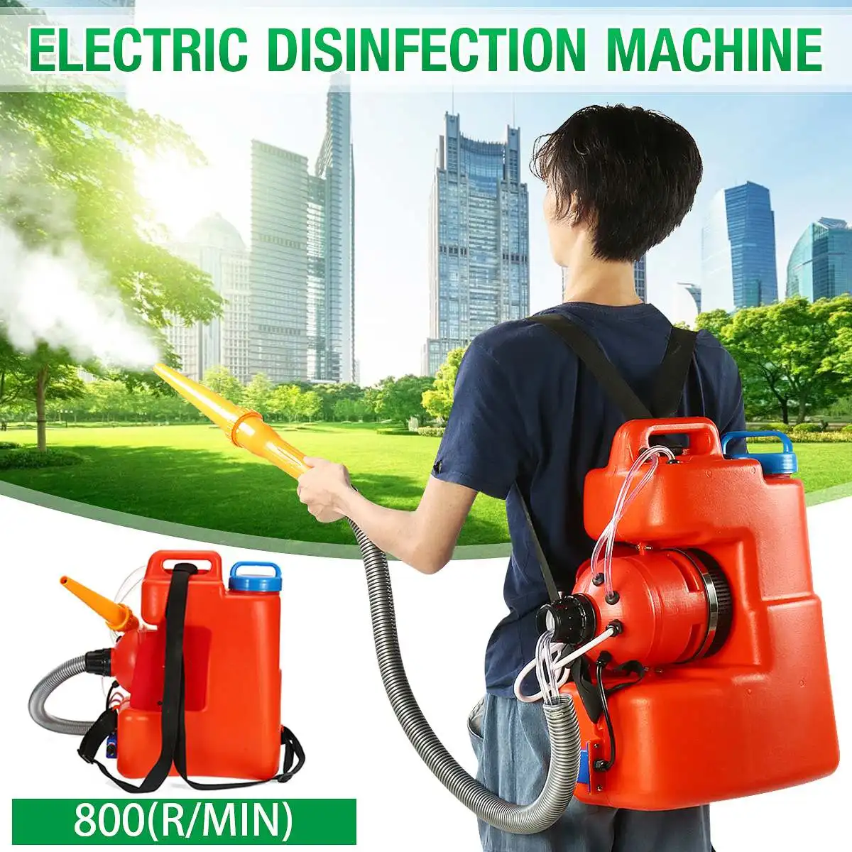20L Ultra Capacity Electric ULV Backpack Sprayer Disinfection Machine Fogger Spray Machine Security&Protection For Indoor Outdoo
20L Ultra Capacity Electric ULV Backpack Sprayer Disinfection Machine Fogger Spray Machine Security&Protection For Indoor Outdoo
