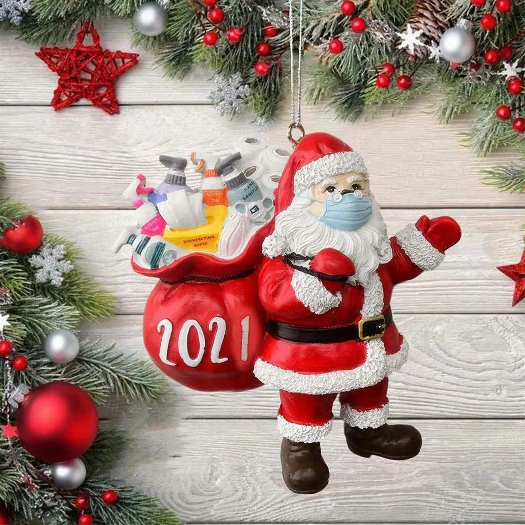 Quarantine Christmas Decoration Xmas Tree Hanging Ornament DIY Santa Claus Personalized Home Decoration New Year 2022
Quarantine Christmas Decoration Xmas Tree Hanging Ornament DIY Santa Claus Personalized Home Decoration New Year 2022