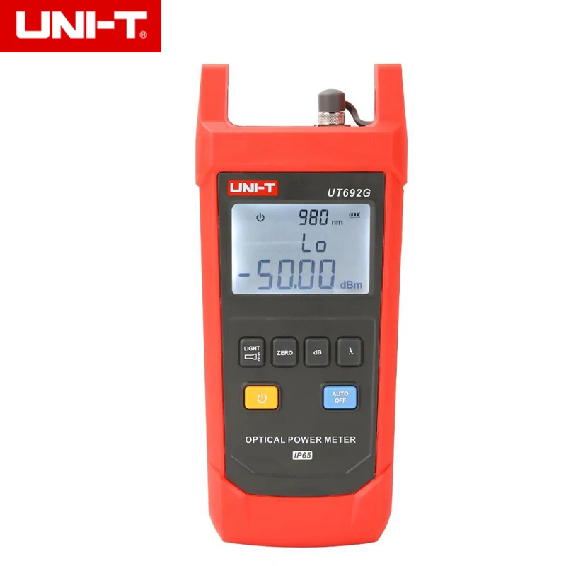 UNI-T UT692G Optical Power Meter Measurement Range -50 to 26dBm 800-1700nm InGaAs Backlight
UNI-T UT692G Optical Power Meter Measurement Range -50 to 26dBm 800-1700nm InGaAs Backlight