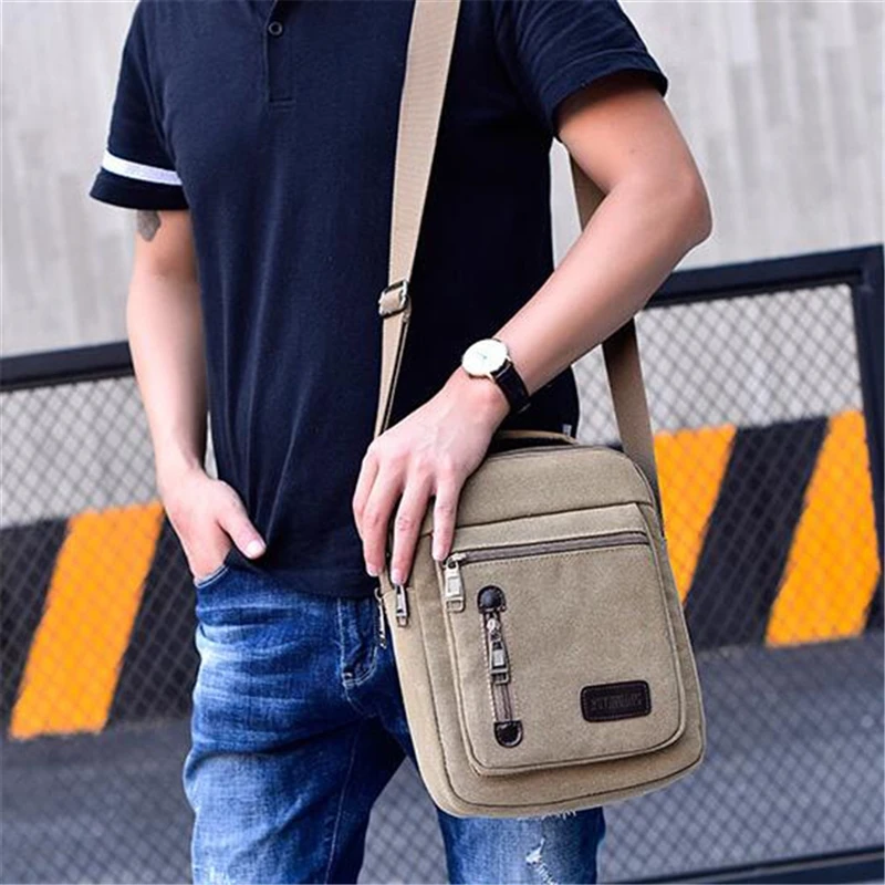 Retro Canvas Multi-Function Mobile Phone Bag Outdoor Travel Bag Messenger Shoulder Bag Casual Style Male Handbag
Retro Canvas Multi-Function Mobile Phone Bag Outdoor Travel Bag Messenger Shoulder Bag Casual Style Male Handbag
