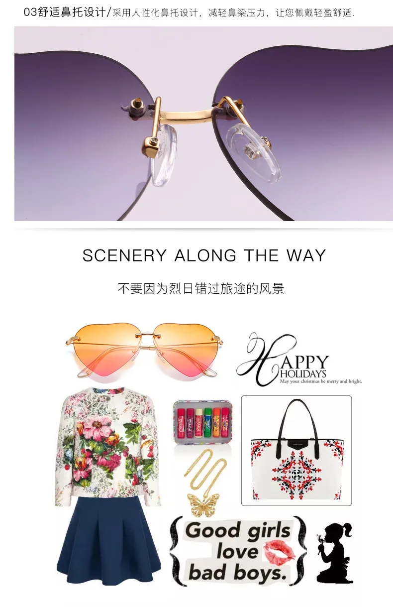 Heart Sunglasse Classic Retro Love Heart Sun Glasses Trend Women Eyeglasses Heart Diffraction Glasses Summer Casual Sunglasses
Heart Sunglasse Classic Retro Love Heart Sun Glasses Trend Women Eyeglasses Heart Diffraction Glasses Summer Casual Sunglasses