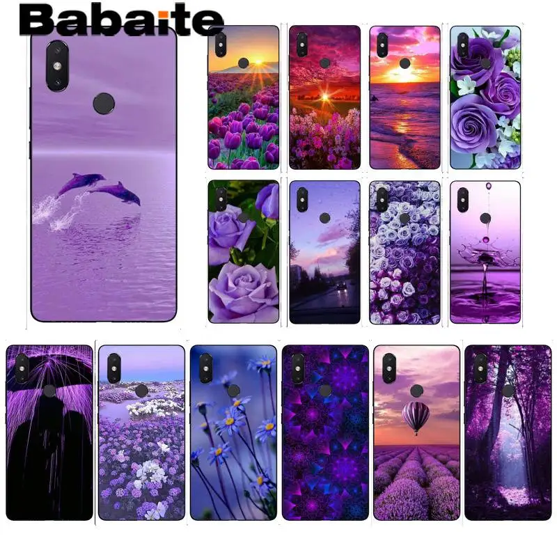 Роскошный Уникальный чехол для телефона Babaite infinity on Purple xiaomi6 MIX2 note3 redmiK20 7 xiaomi8 SE