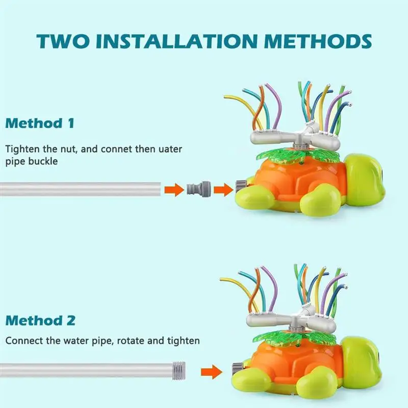 Outdoor Tortoise Sprinklers Garden Water Fountain with Swing Hose Garden Decoration Water Spraying in Summer
Outdoor Tortoise Sprinklers Garden Water Fountain with Swing Hose Garden Decoration Water Spraying in Summer