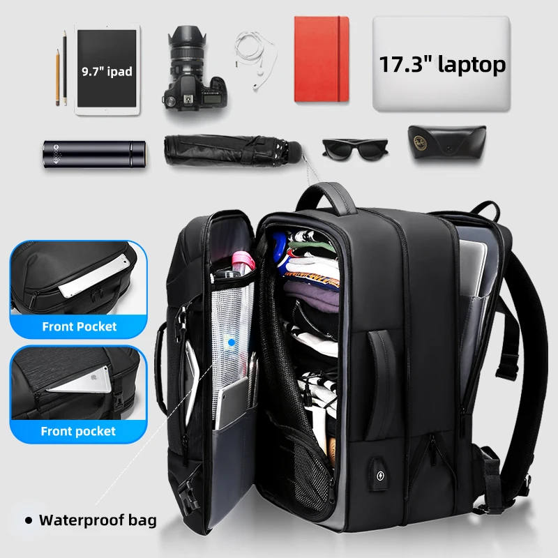 Fenruien New Man Backpack Fashion Waterproof Laptop Backpacks USB Charging Backpacking Multifunctional Large Capacity Travel Bag
Fenruien New Man Backpack Fashion Waterproof Laptop Backpacks USB Charging Backpacking Multifunctional Large Capacity Travel Bag
