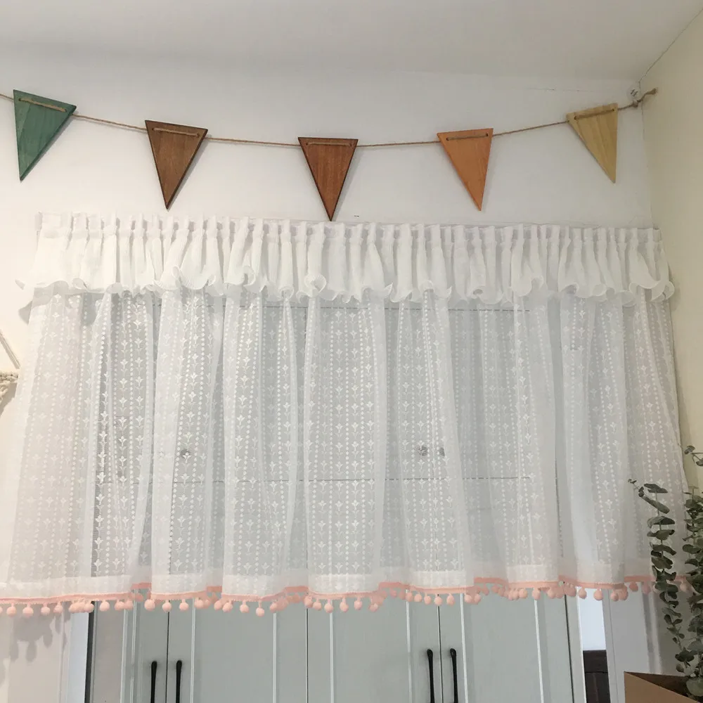 European style Velcro floating window screen curtain small curtain head curtain head self adhesive short curtain half curtain
European style Velcro floating window screen curtain small curtain head curtain head self adhesive short curtain half curtain