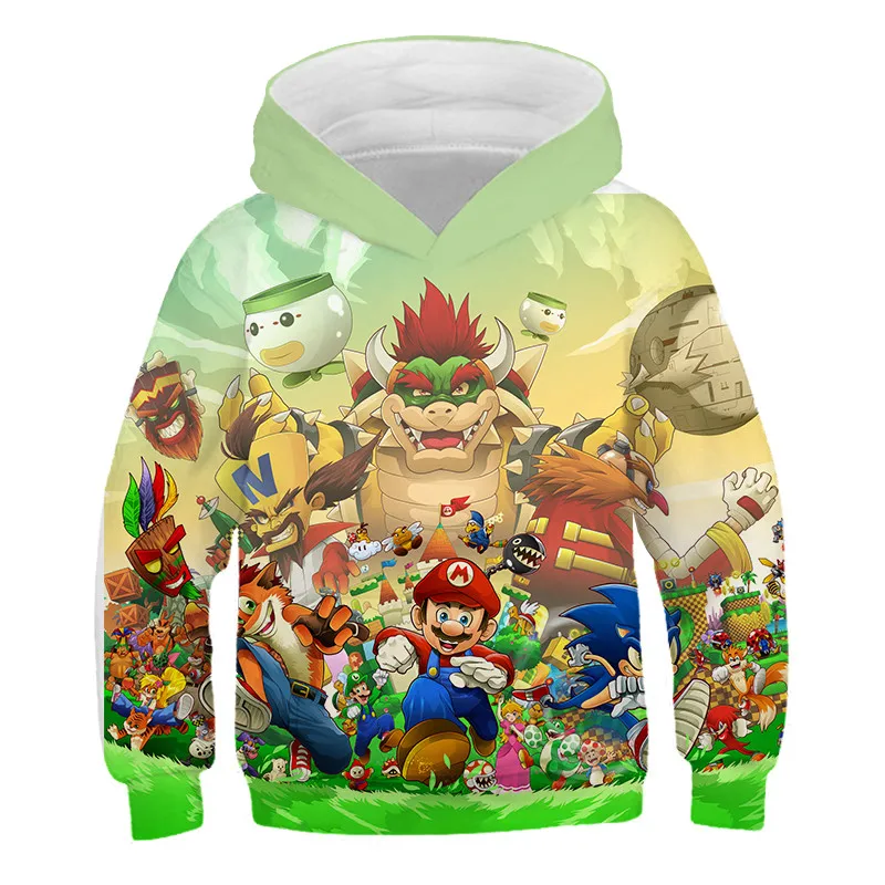 2020 Autumn Winter Trendy Fashion Starry Boy Mario Classic Game Girl Sweatshirt Hoodie Cartoon Children Mario Fashion Pullover
2020 Autumn Winter Trendy Fashion Starry Boy Mario Classic Game Girl Sweatshirt Hoodie Cartoon Children Mario Fashion Pullover