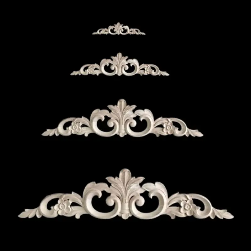 European solid wood Carved Natural Wood Applique Furniture Cabinet Unpainted Mould Applique Vintage Decorative Accessory
European solid wood Carved Natural Wood Applique Furniture Cabinet Unpainted Mould Applique Vintage Decorative Accessory