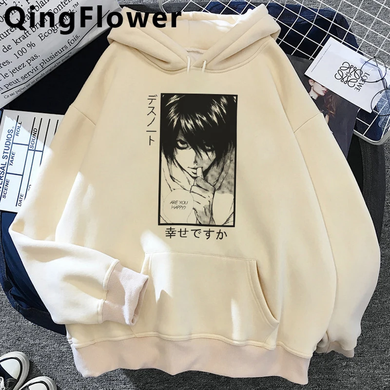 Толстовка мужская зимняя с капюшоном, аниме «Death Note», Shinigami Ryuk Misa Amane, Свитшот в стиле Y2K манга, уличная одежда в стиле хип-хоп
Толстовка мужская зимняя с капюшоном, аниме «Death Note», Shinigami Ryuk Misa Amane, Свитшот в стиле Y2K манга, уличная одежда в стиле хип-хоп