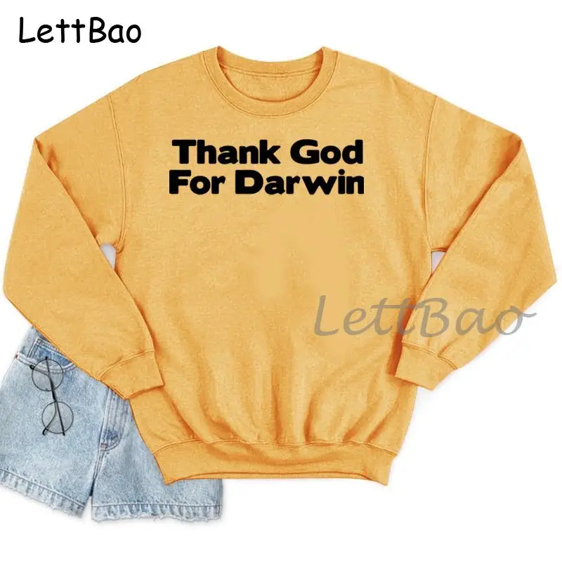 Thank God For Darwin Hoodies Autumn Fashion Women Long Sleeve Hoodies Men Aesthetic Tumblr Sweater Female Streetwear
Thank God For Darwin Hoodies Autumn Fashion Women Long Sleeve Hoodies Men Aesthetic Tumblr Sweater Female Streetwear