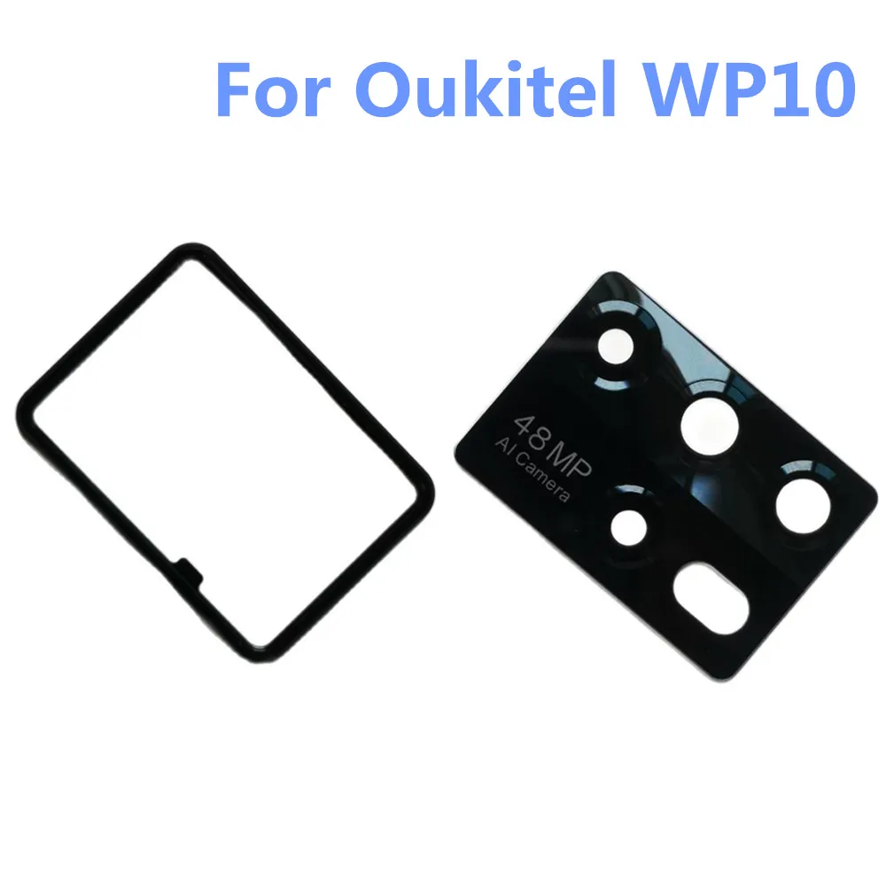 New For OUKITEL WP10 Back Rear 48MP AI Camera Lens Glass Cover Decorative Frame Cell Phone Spare Parts Flims | Мобильные телефоны и