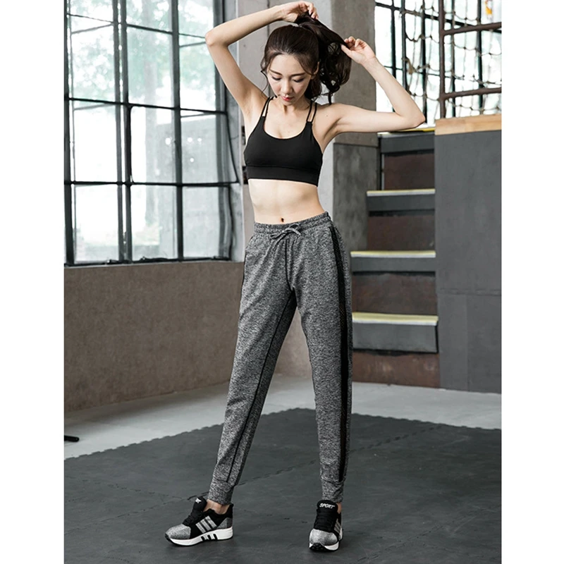 Sports pants ladies spring and summer new quick-drying trousers high waist small feet fitness pants loose and thin running pants
Sports pants ladies spring and summer new quick-drying trousers high waist small feet fitness pants loose and thin running pants
