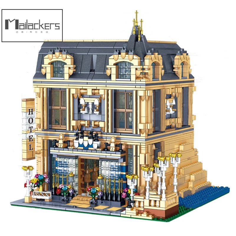 Mailackers City Buildings Figures Set Friends House Hotel Architecture Building Blocks Bricks City Street View Toys For Children
Mailackers City Buildings Figures Set Friends House Hotel Architecture Building Blocks Bricks City Street View Toys For Children