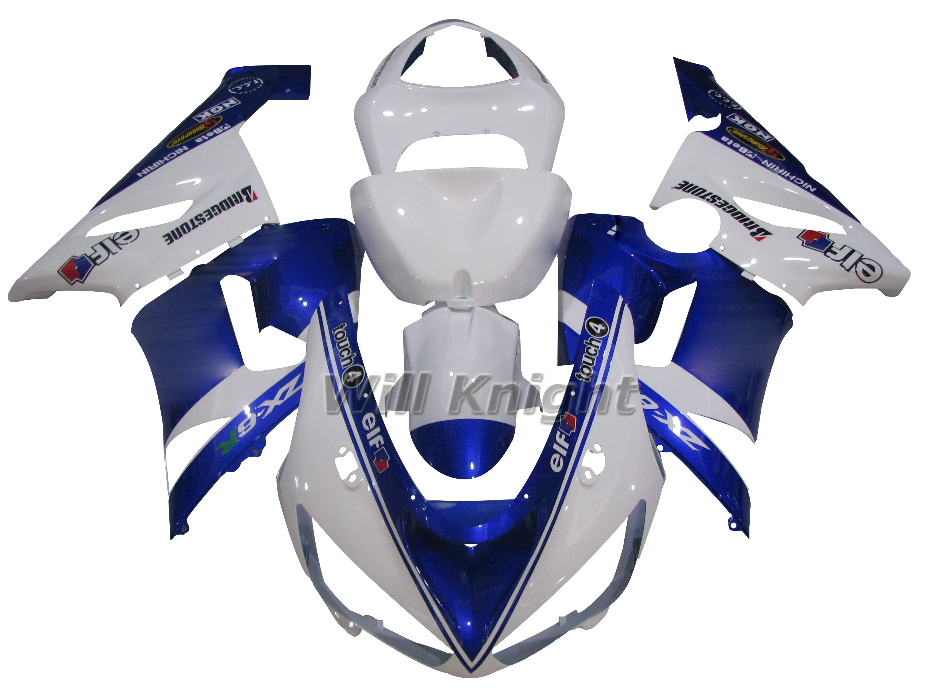 Injection Body Fairing Kit for Kawasaki ZX-6R 636 2005 2006 ZX6R 05 06 Blue White Bodywork
Injection Body Fairing Kit for Kawasaki ZX-6R 636 2005 2006 ZX6R 05 06 Blue White Bodywork