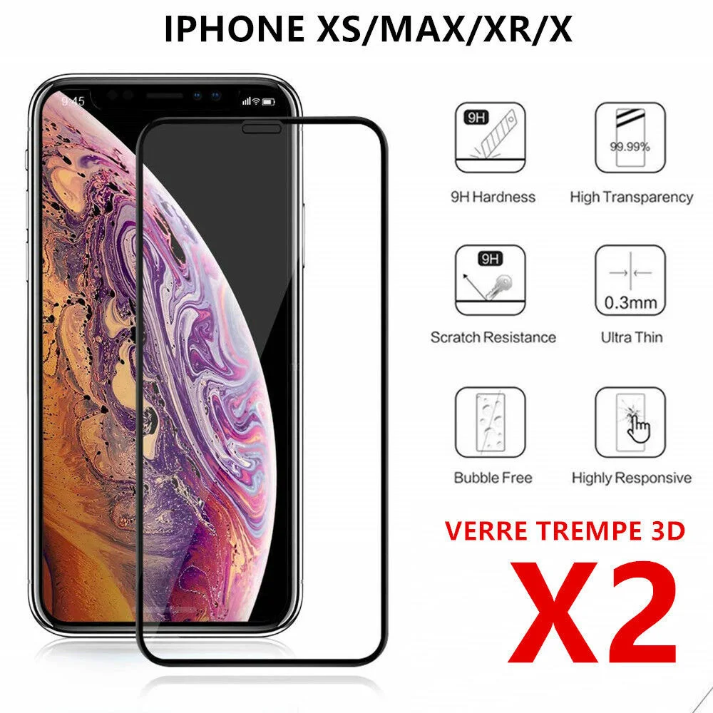 FOR IPHONE 11 12 PRO MAX XS XR SE FILM PROTECTION ECRAN PROTECTEUR 3D VERRE TREMPE
FOR IPHONE 11 12 PRO MAX XS XR SE FILM PROTECTION ECRAN PROTECTEUR 3D VERRE TREMPE