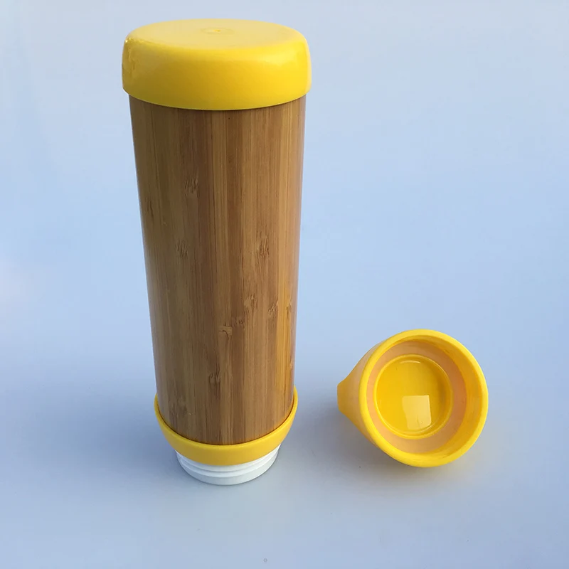 Bamboo plastic water bottle
Bamboo plastic water bottle