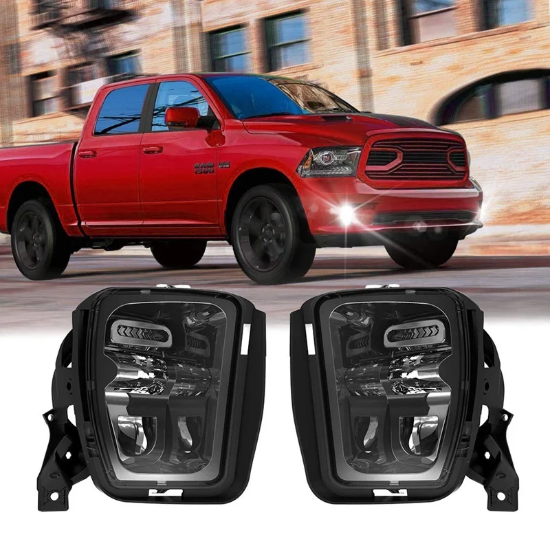 LED Fog Lights Bumper Driving Fog Lamp Assembly for Dodge Ram 1500 2013- 2018 68104821AC Car Accessories
LED Fog Lights Bumper Driving Fog Lamp Assembly for Dodge Ram 1500 2013- 2018 68104821AC Car Accessories