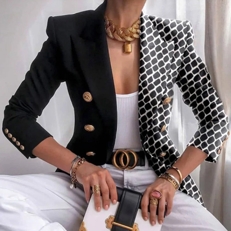 Women Outerwear Office Lady Elegant Butterfly Print Blazer Coat 2021 Autumn Fashion Turn-Down Collar Casual Long Sleeve Jacket
Women Outerwear Office Lady Elegant Butterfly Print Blazer Coat 2021 Autumn Fashion Turn-Down Collar Casual Long Sleeve Jacket