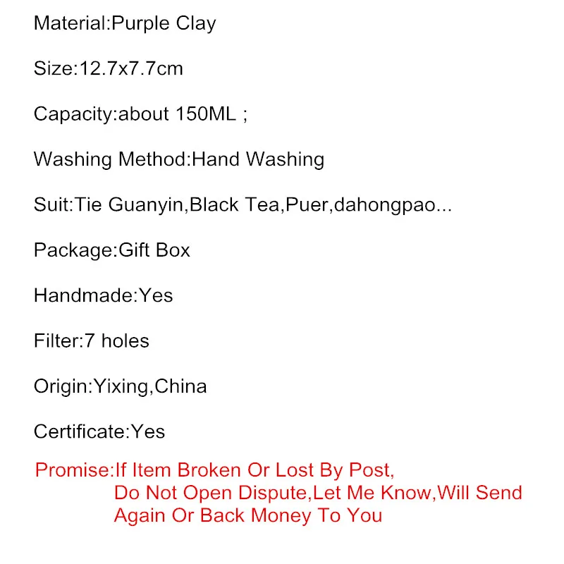 150ML Handmade Yixing Teapot Raw Mud Dahongpao Small Capacity Kungfu Drinkware Send Gift Box
150ML Handmade Yixing Teapot Raw Mud Dahongpao Small Capacity Kungfu Drinkware Send Gift Box