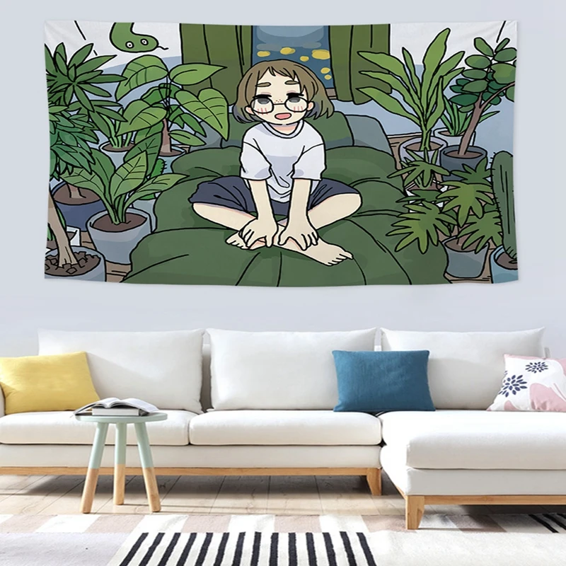 Милый мультяшный фон для фотографий в японском стиле, гобелен в стиле Ins, гобелен на стене гостиной, спальни
Милый мультяшный фон для фотографий в японском стиле, гобелен в стиле Ins, гобелен на стене гостиной, спальни