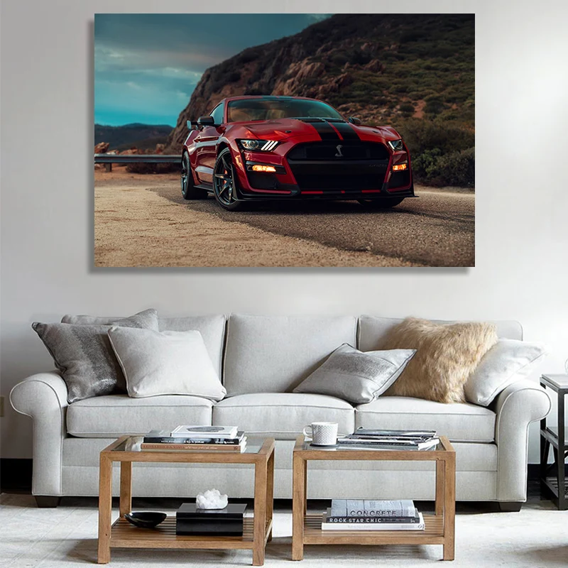 Red Ford Mustang Car Modular Printing Artwork Classic Sports Car Poster Home Decor Wall Art Picture Canvas Painting Living Room 
Red Ford Mustang Car Modular Printing Artwork Classic Sports Car Poster Home Decor Wall Art Picture Canvas Painting Living Room