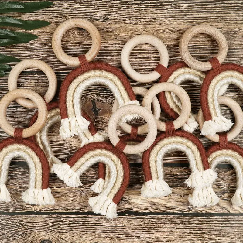 New Handmade Baby Rainbow Gym Toys BPA Free Organic Beech Wood Teether Shower Gift
New Handmade Baby Rainbow Gym Toys BPA Free Organic Beech Wood Teether Shower Gift