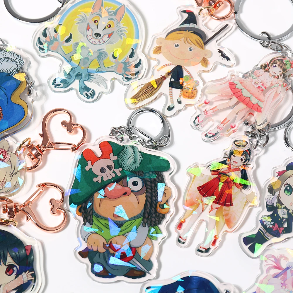 Holographic Charms Clear Acrylic Custom Printed Transparent Hologram Keychain,make Your Own Acrylic Keychain with Anime
Holographic Charms Clear Acrylic Custom Printed Transparent Hologram Keychain,make Your Own Acrylic Keychain with Anime