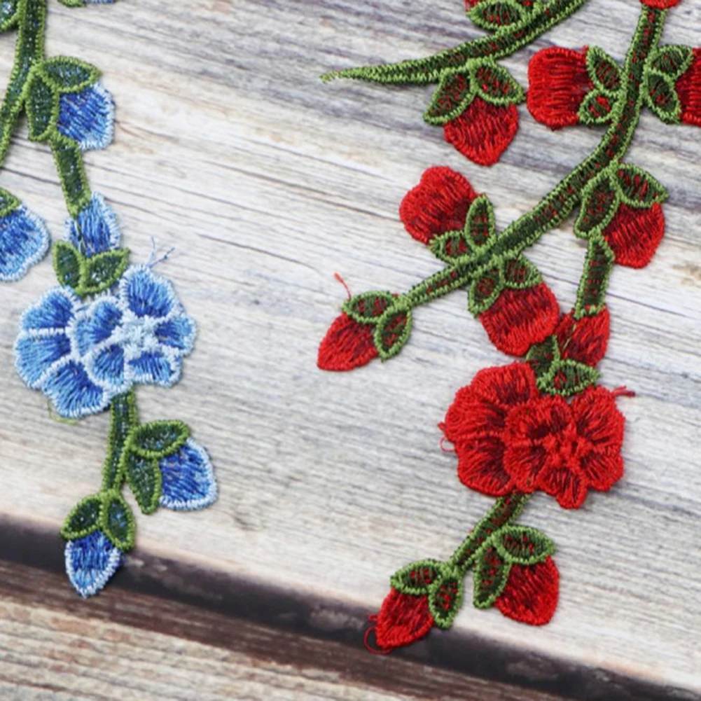 HOT Fashion Patch Stickers Embroidered Flowers Red Rose For Clothe Badge Creative Garment Sewing Fabric Applique Supplies
HOT Fashion Patch Stickers Embroidered Flowers Red Rose For Clothe Badge Creative Garment Sewing Fabric Applique Supplies