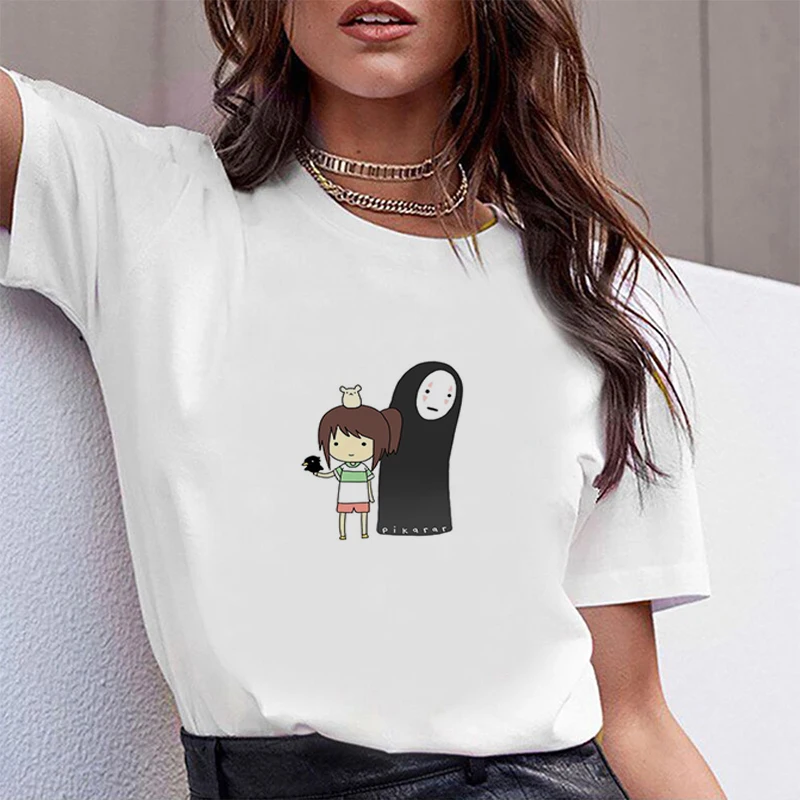 Spirited Away T-shirts Women Short Sleeve White T-shirt Women-clothing Women's Summer 2021 Woman Tshirts Tops Dropshipping Top
Spirited Away T-shirts Women Short Sleeve White T-shirt Women-clothing Women's Summer 2021 Woman Tshirts Tops Dropshipping Top