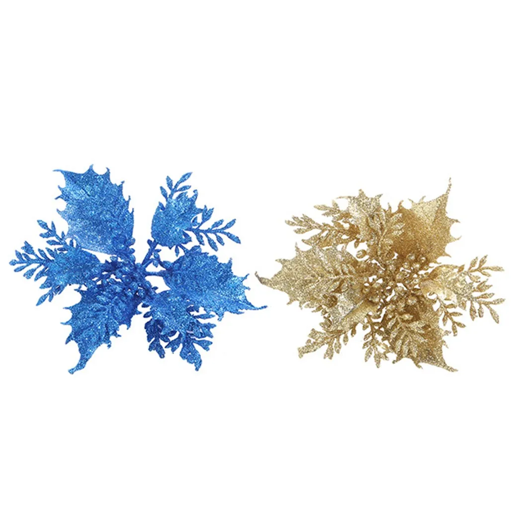 10pcs Christmas Glitter Flower Christmas Tree Pendent Garland For Decoration Artificial Flowers Party Ornament New Year 2022
10pcs Christmas Glitter Flower Christmas Tree Pendent Garland For Decoration Artificial Flowers Party Ornament New Year 2022