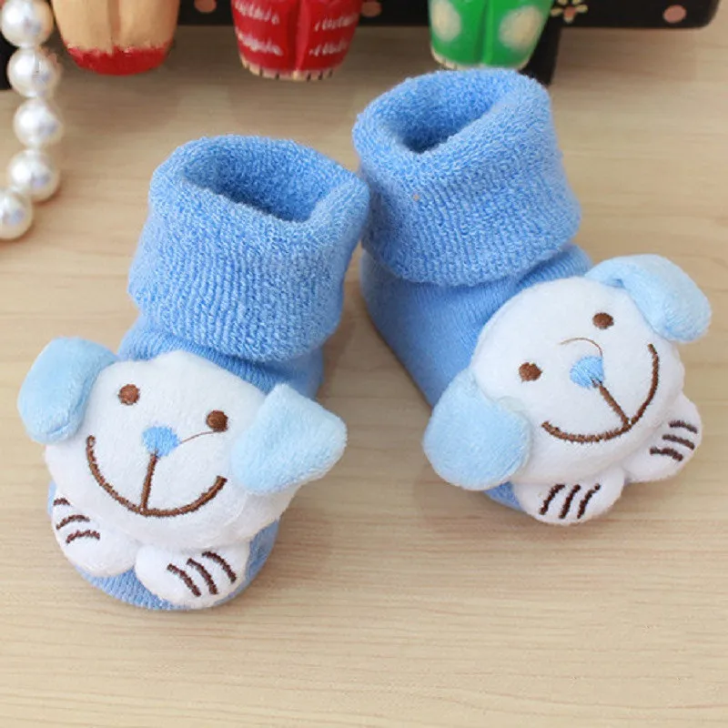 0-10M Newborn Kids Socks Cute Animal Baby Anti Slip Floor Soles Sock for Girls Boys Cartoon Children Cheap Stuff | Детская одежда и