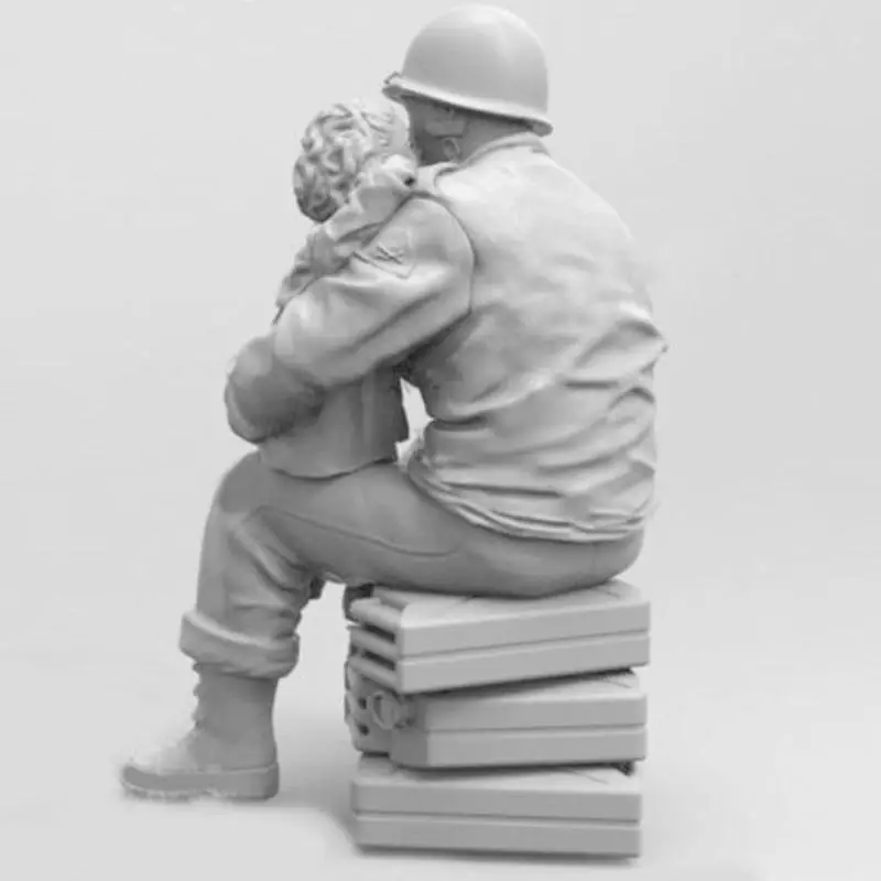 Static Resin Soldier Modern Soldier and Little Girl and Moderate Details Model Resin Good Made of Hardness Epoxy White 1:35 A3R5
Static Resin Soldier Modern Soldier and Little Girl and Moderate Details Model Resin Good Made of Hardness Epoxy White 1:35 A3R5