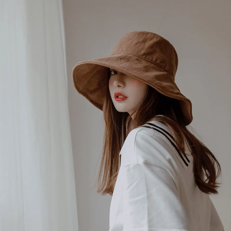Bucket Hat Women Outdoor Summer Sun Hats Foldable Wide Brim Bucket Hats Large Sun Hats Black Beige Khaki Coffee 2020 Fashion New
Bucket Hat Women Outdoor Summer Sun Hats Foldable Wide Brim Bucket Hats Large Sun Hats Black Beige Khaki Coffee 2020 Fashion New