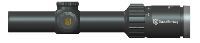Прицел Nikko Stirling серии BOAR EATER 1-4x24 4Dot extreme гравированная подсветка точки 30мм длина