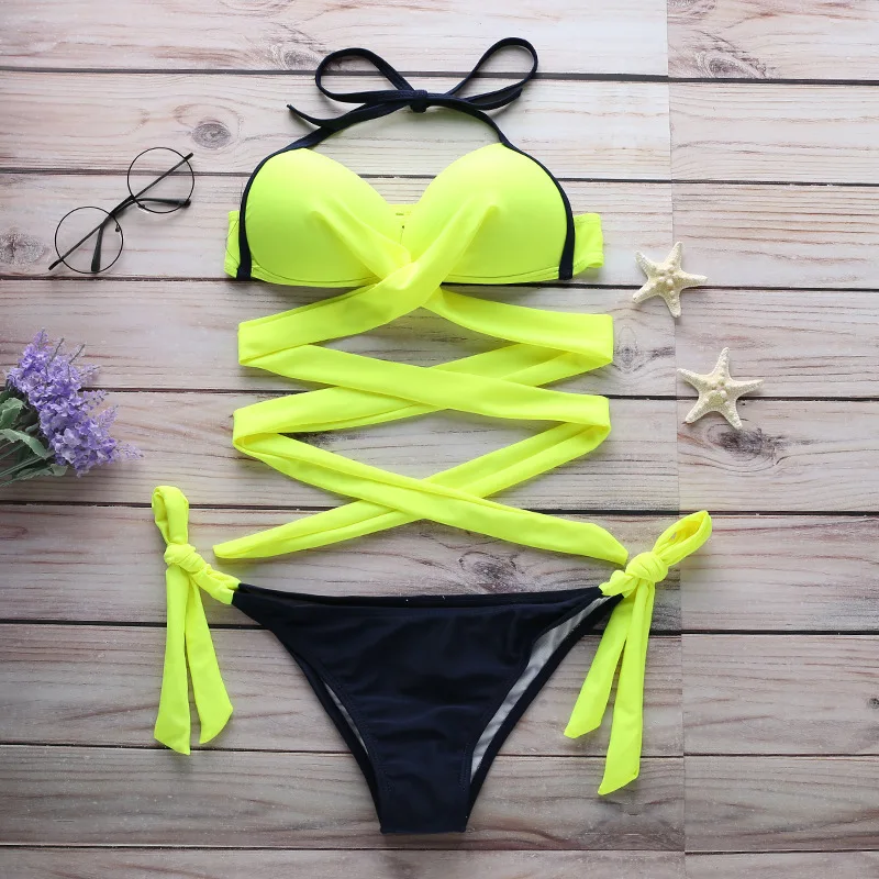 Hot Sexy Bikini Set 2021 New Swimwear Women Swimsuit Biquini Bathing Suit Bikinis Set Bandage Swim Suit Maillot De Bain Female
Hot Sexy Bikini Set 2021 New Swimwear Women Swimsuit Biquini Bathing Suit Bikinis Set Bandage Swim Suit Maillot De Bain Female