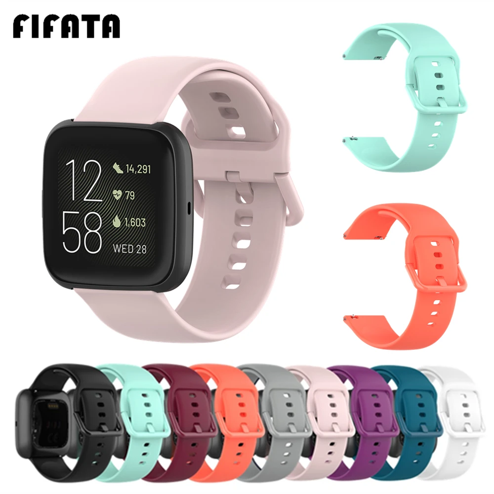 Силиконовый ремешок FIFATA для умных часов Fitbit Versa 2 / Versa Lite/Versa, сменный Браслет для наручных часов Fitbit Versa2
Силиконовый ремешок FIFATA для умных часов Fitbit Versa 2 / Versa Lite/Versa, сменный Браслет для наручных часов Fitbit Versa2