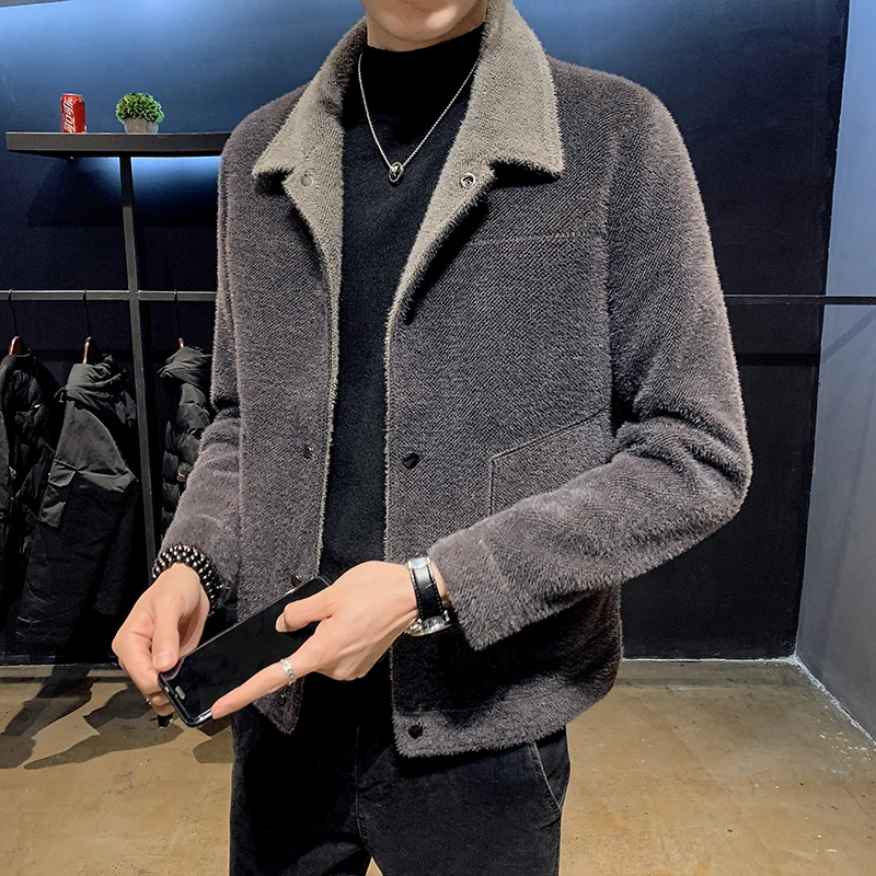 Autumn Winter Men's Woolen Short Jackets Solid Color Casual Business Trench Coat Social Street Overcoat Windbreaker Male Clothes
Autumn Winter Men's Woolen Short Jackets Solid Color Casual Business Trench Coat Social Street Overcoat Windbreaker Male Clothes