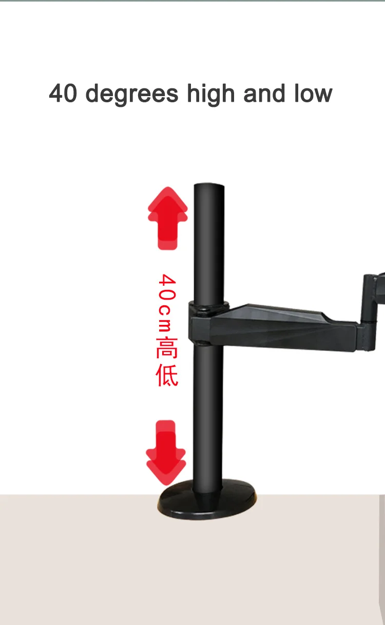 LCD LED Monitor Desktop lifting stand computer display stand Adjustable Air Spring Arm Mounting Bracket Fit Up To 27'' rotating
LCD LED Monitor Desktop lifting stand computer display stand Adjustable Air Spring Arm Mounting Bracket Fit Up To 27'' rotating